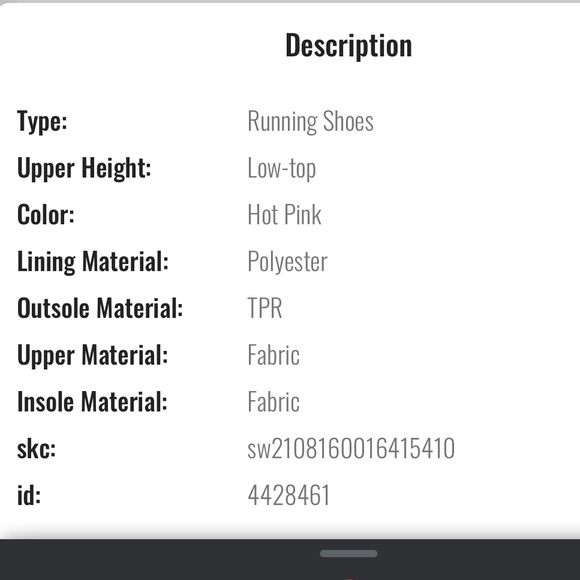 NWOT Pink Rhinestone Running Sneakers - Picture 7 of 9